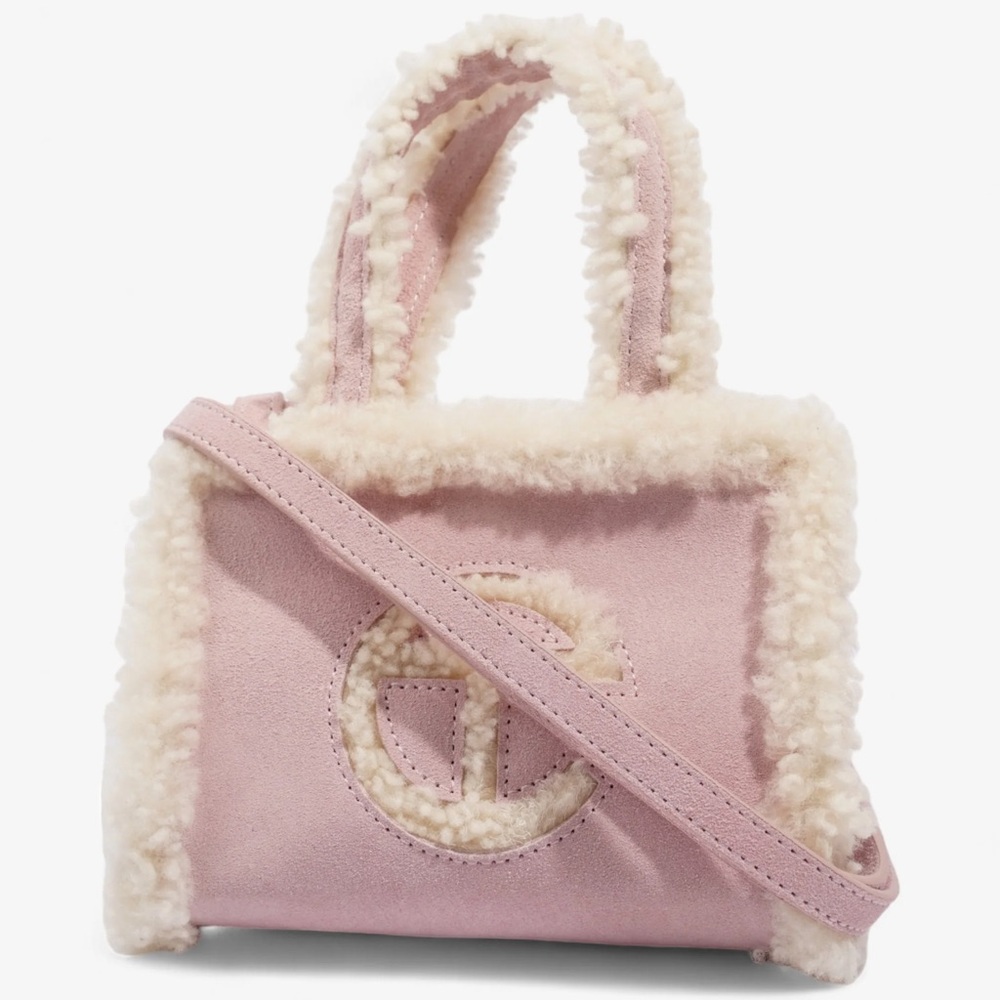 Telfar x Ugg Pink Shearling Mini Bag rare